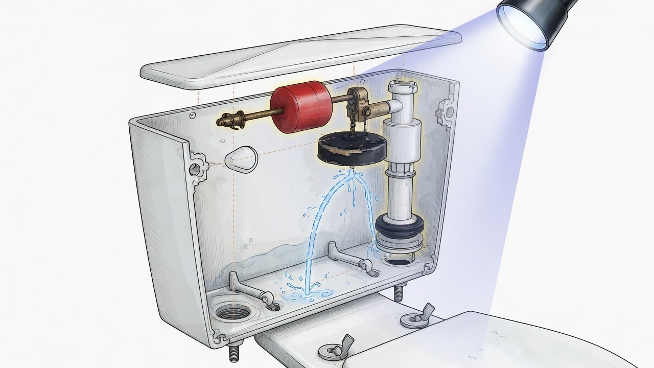 Chasse d'eau qui fuit : causes réelles et réparations qui marchent vraiment