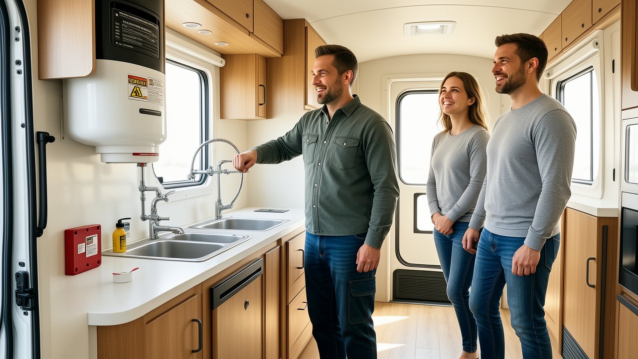 Chauffe-eau à gaz pour camping-car : le guide complet d’un plombier qui en installe tous les jours