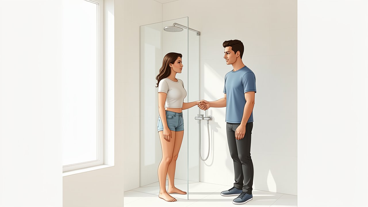 Hauteur robinet douche : la hauteur idéale pour installer un mitigeur de douche