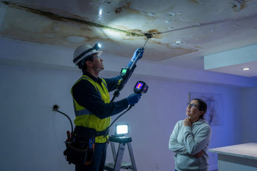 Dégât des eaux au plafond : que faire étape par étape et qui répare vraiment